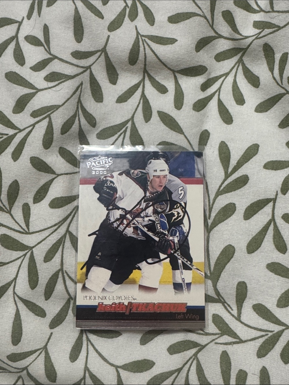 Pacifica 2000 Keith Tkachuk Phoenix Coyotes Hockey Card - White/Black